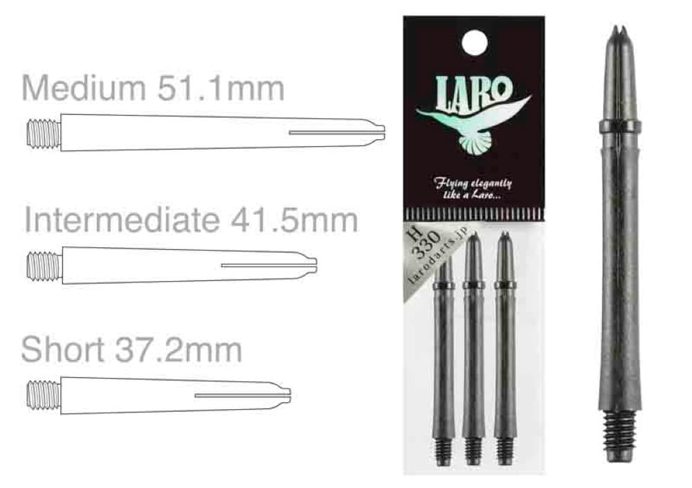 Cañas L-Style Laro Shaft Locked Straight Negra 260 39mm vista 2
