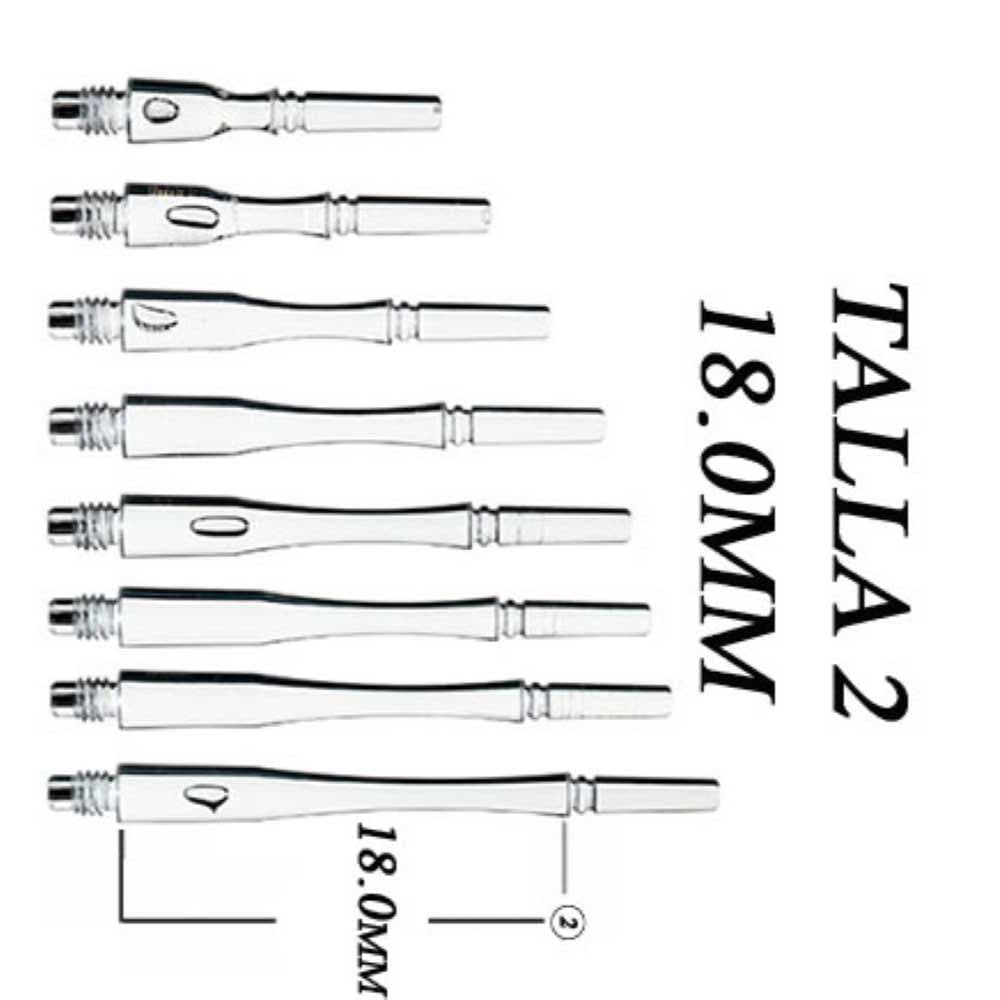 Cañas Fit Shaft Gear Hybrid Giratoria Blanca Talla 2 vista 3