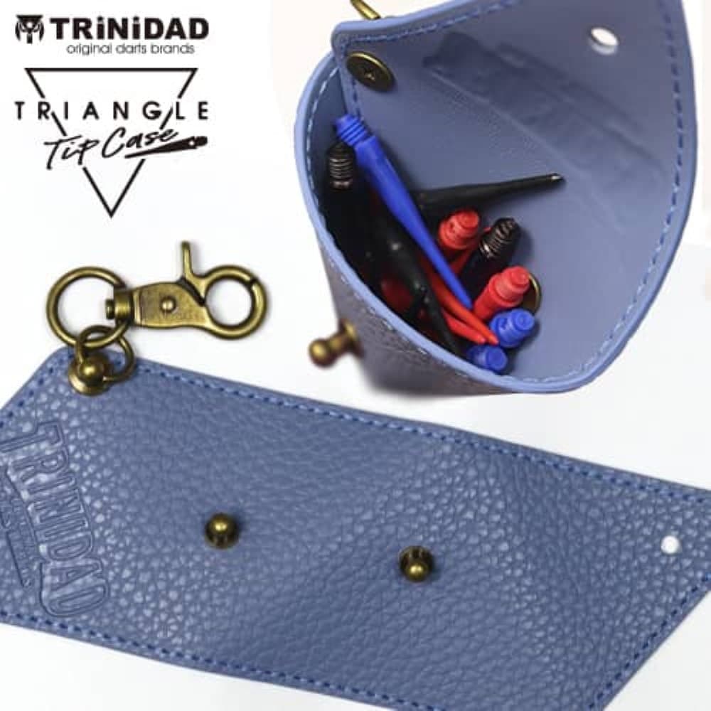 Porta puntas de dardos Trinidad Triangle Azul vista 3