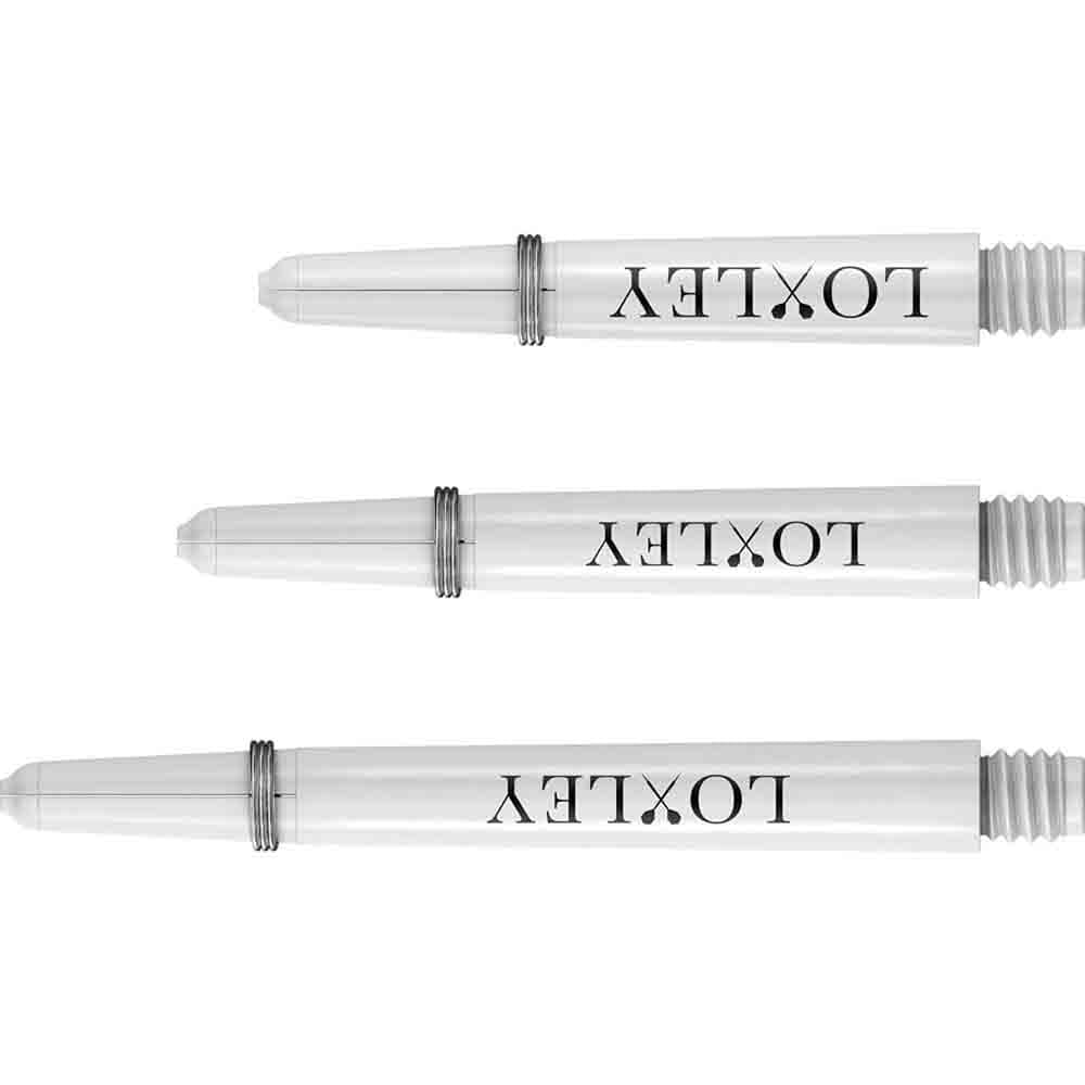 Cañas Nylon Loxley Darts Blanca Intermedia 41mm vista 3