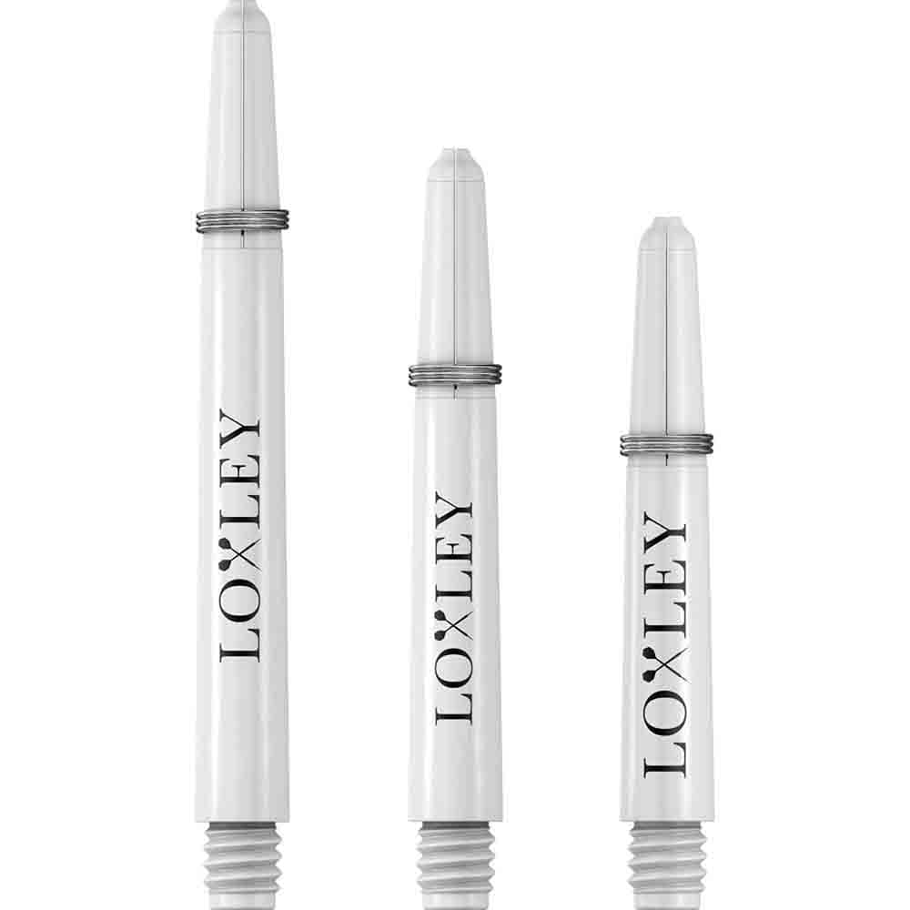 Cañas Nylon Loxley Darts Blanca Intermedia 41mm