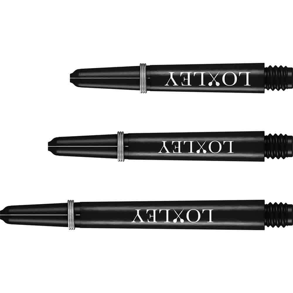 Cañas Nylon Loxley Darts Negra Larga 48mm vista 2