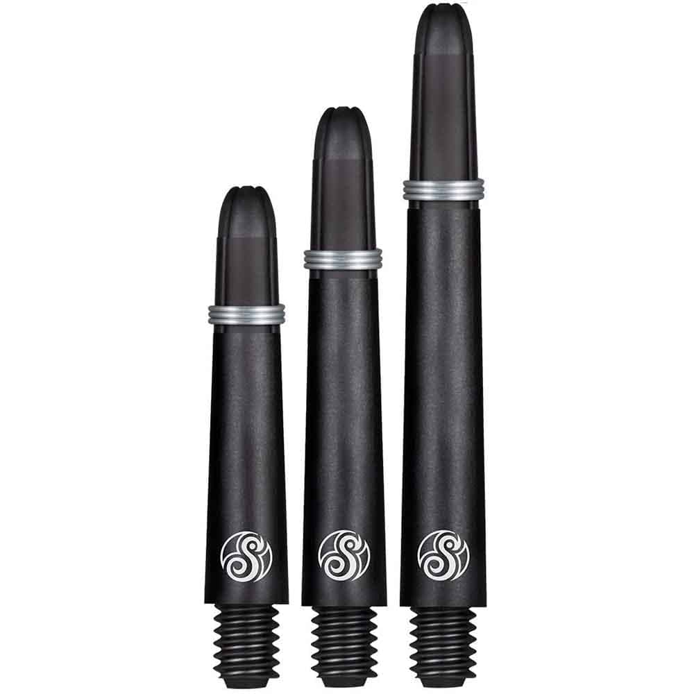 Cañas Shot Darts Koi Carbon Shaft Negro Corta 35mmSH-SM3703/S