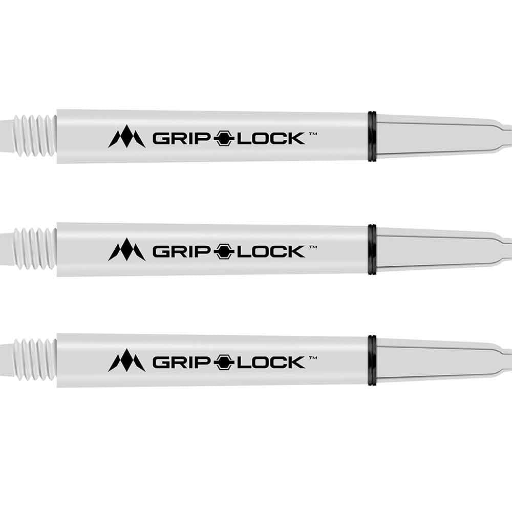Cañas Mission Darts GripLock Blanca Corta 34mmS1066 vista 3