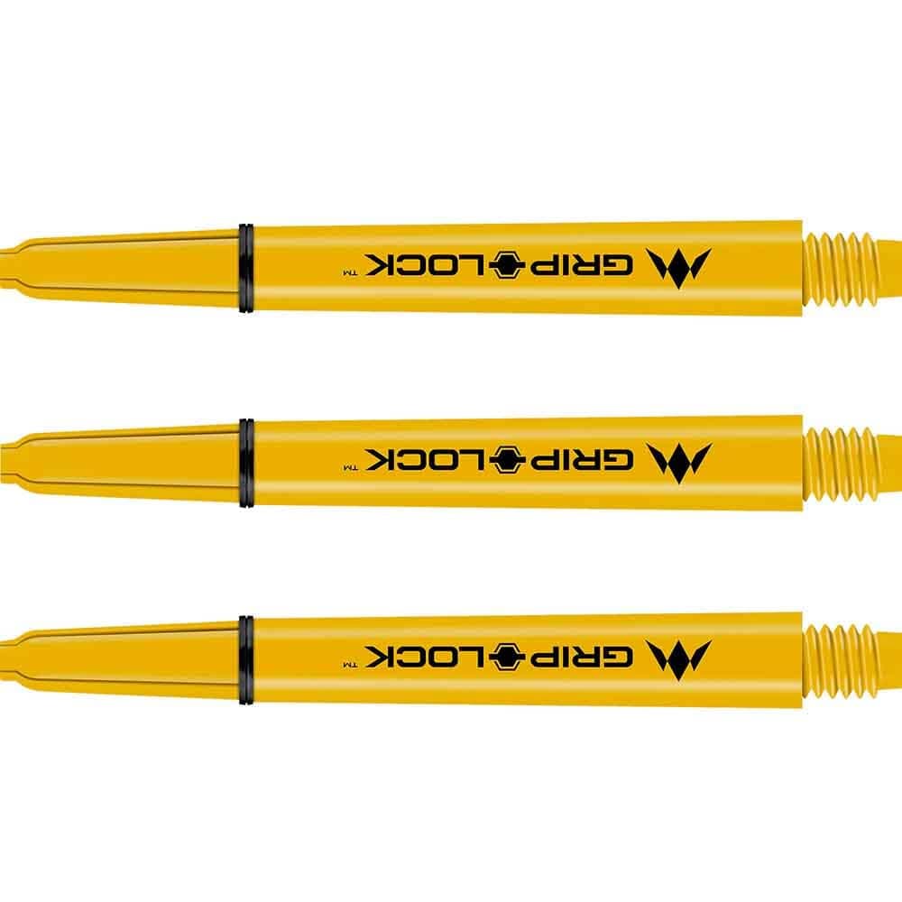 Cañas Mission Darts GripLock Amarilla Larga 48mmS1079 vista 2