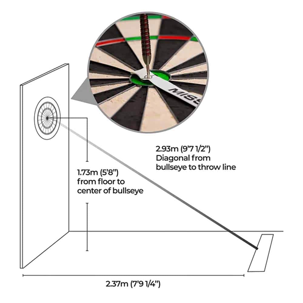 Cinta Metrica Medida Diana Mission Darts vista 5