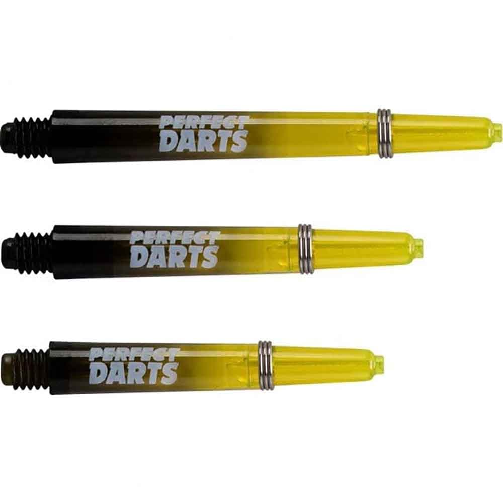 Cañas Perfectdarts Dos Tonos Negro Amarilla IntermediaS1211 vista 3
