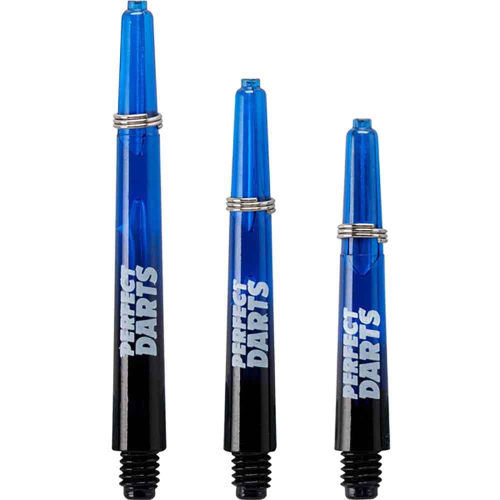 Cañas Perfectdarts Dos Tonos Negro Azul IntermediaS1196