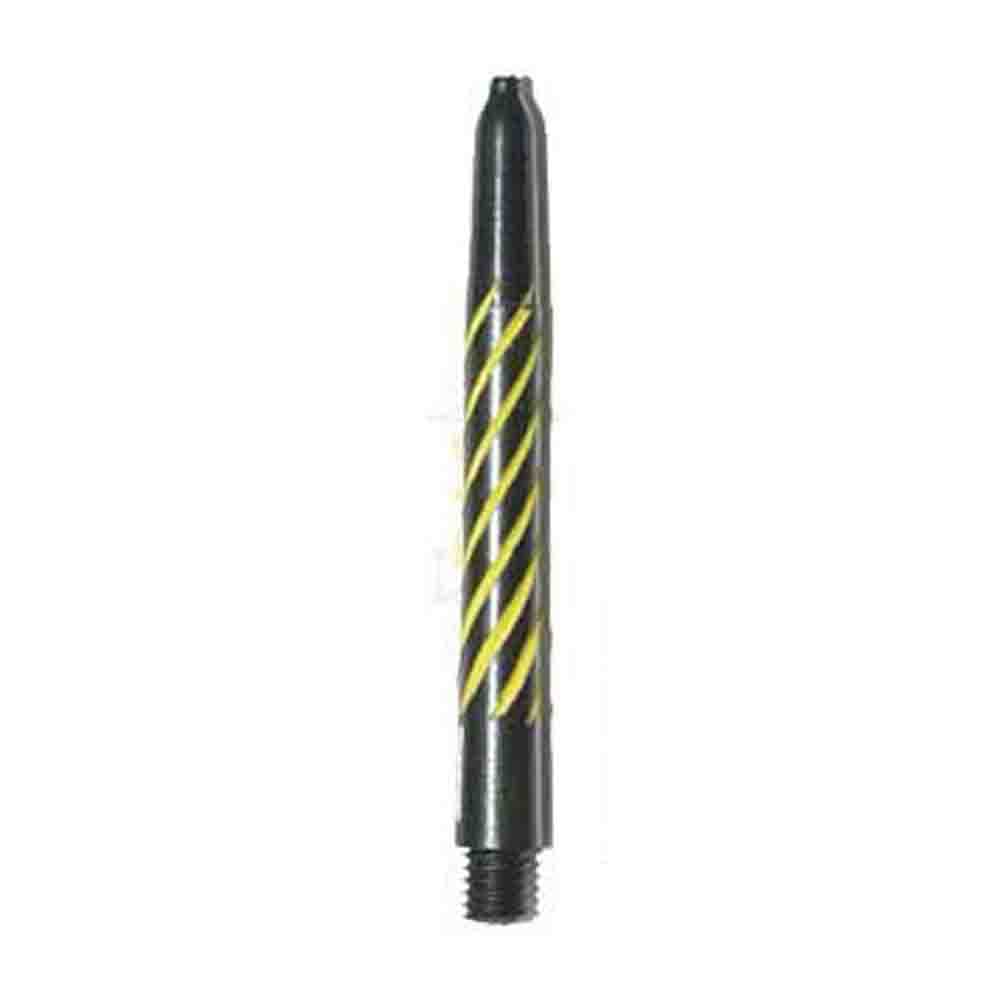 Cañas Spiroline Nylon Larga Negra/Amarilla (50mm)