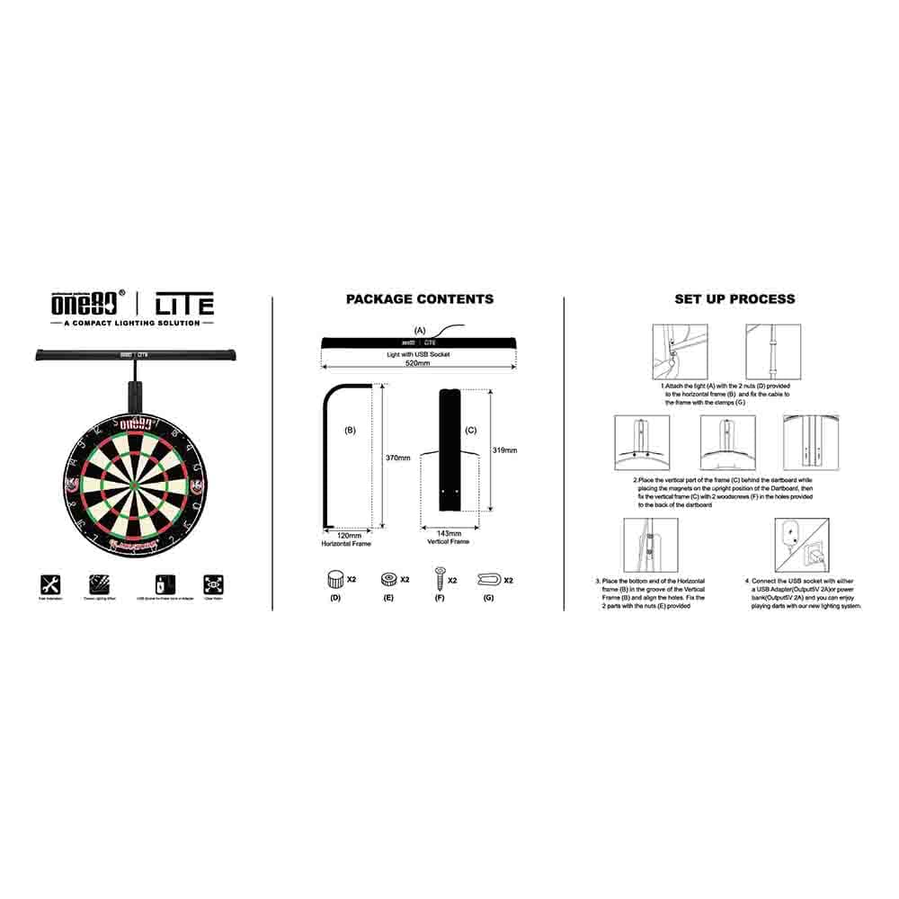 Iluminación Lite Led Dianas One80 IlluminaO005 vista 4