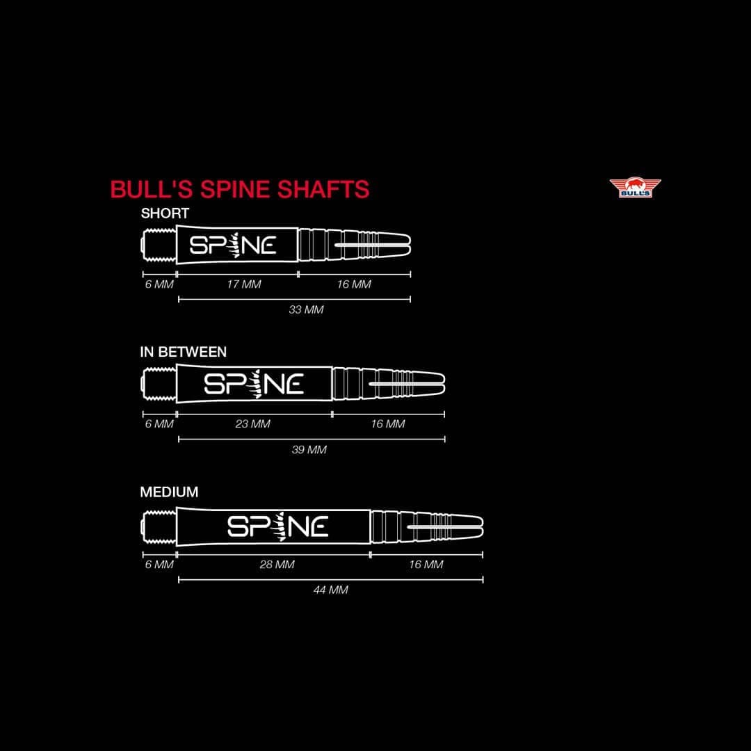 Cañas Bulls Spine Shaft Rojo vista 3