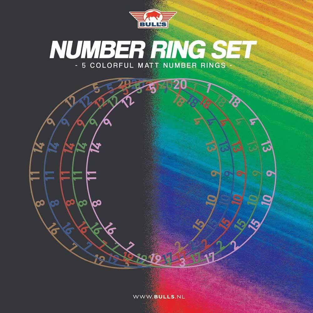 Bull's Colorfull Matt Number Ring Set 5 Uni.BU-65011 vista 3