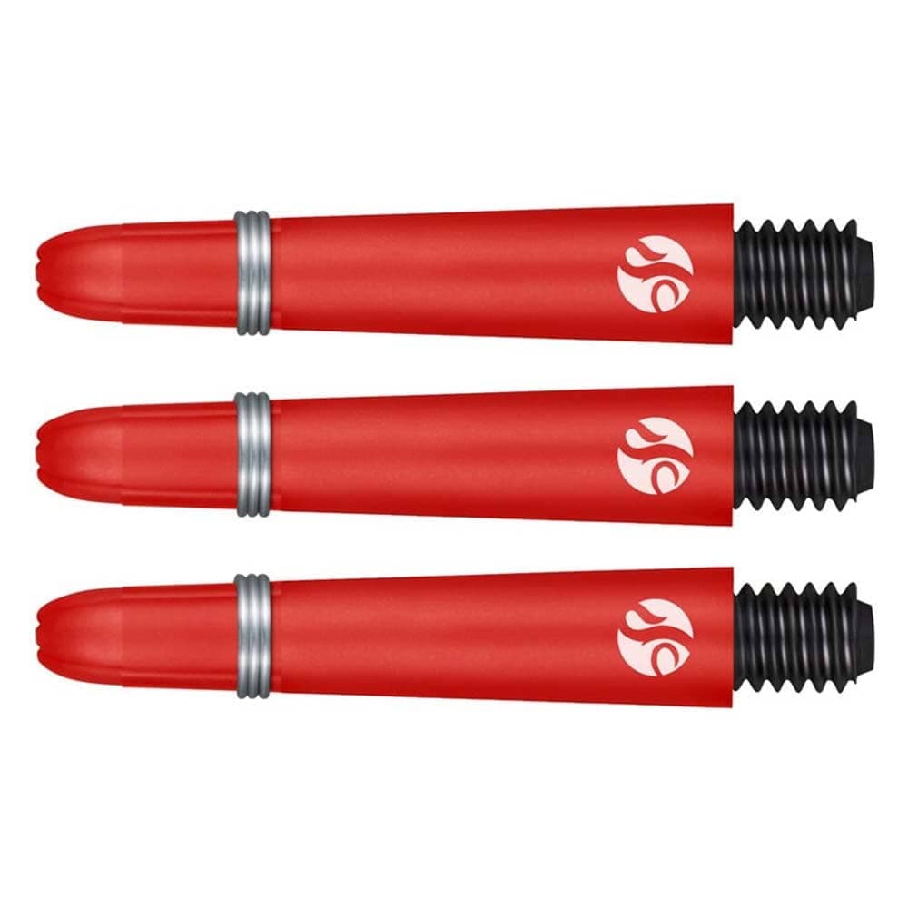 Cañas Shot Darts Koi Carbon Shaft Rojo Corta 35mmSH-SM4108/S vista 2