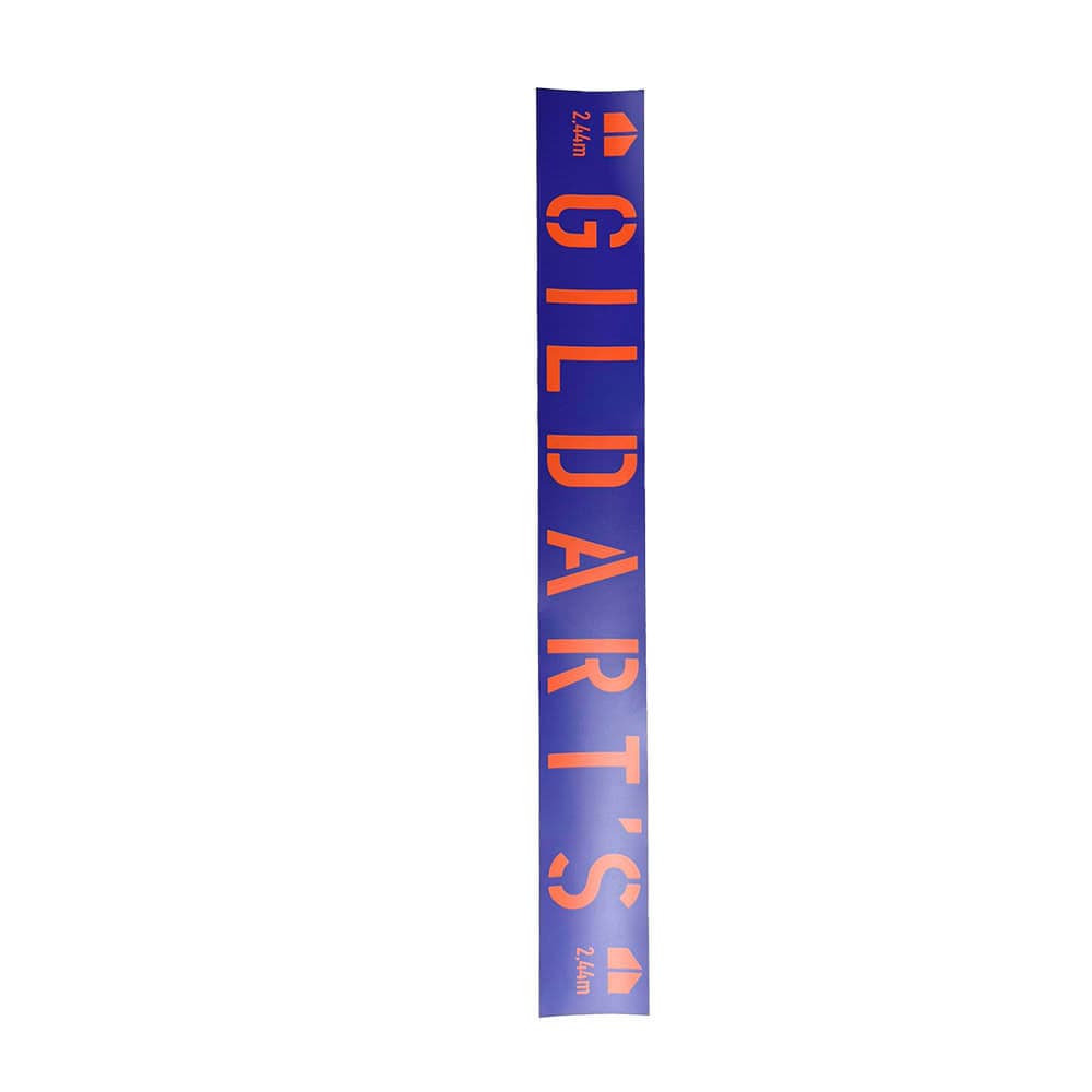 Linea de tiro GilDarts Azul/Naranja vista 2