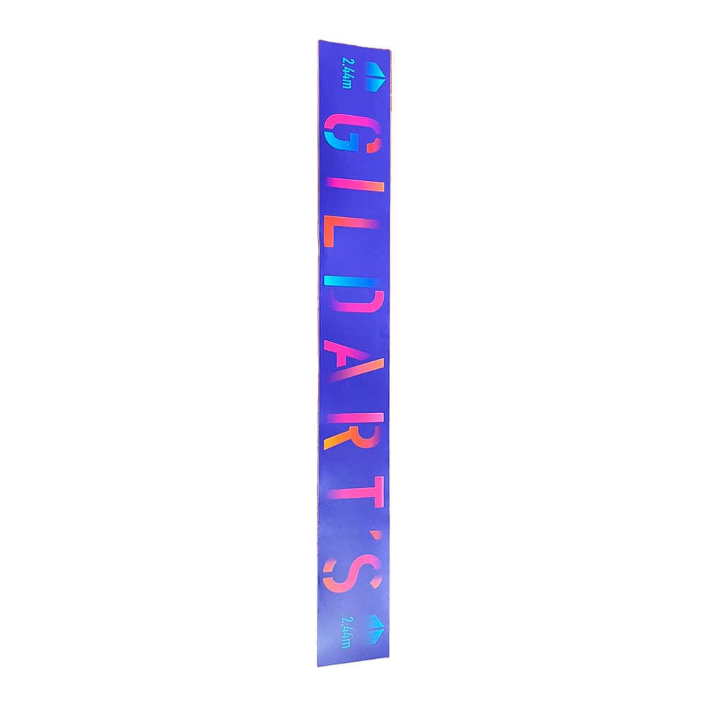 Linea de tiro GilDarts Azul/Arcoiris vista 2