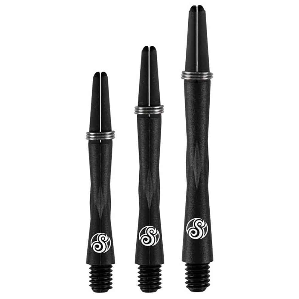 Cañas Shot Darts Tao Carbon Shaft Negro Larga 45mmSH-SM3686M