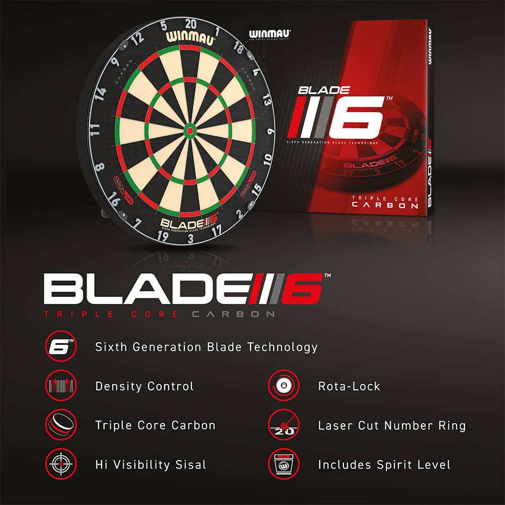 Diana Winmau Blade 6 Triple Core – Profesional (Sisal Alta Densidad)