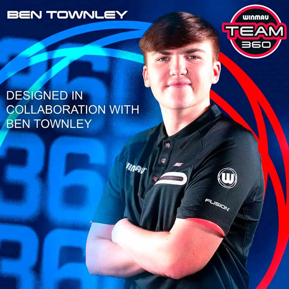 Dardos Winmau Team 360 Ben Townley 90% 23gr1542.23 vista 4