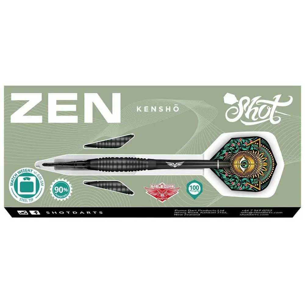 Dardos Shot Zen Kensho SH- 90% Tungsteno 18g Profesionales vista 3