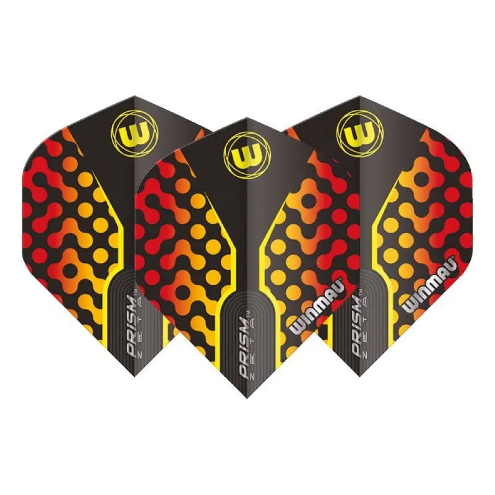 Plumas Winmau Darts Prism Zeta Black Yellow Red6915.308 vista 3