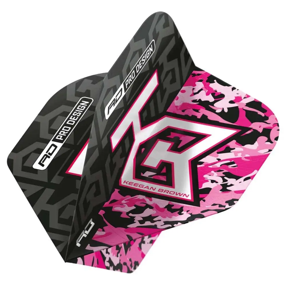 Plumas Flights Red Dragon Keegan Brown Hardcore Standard vista 2