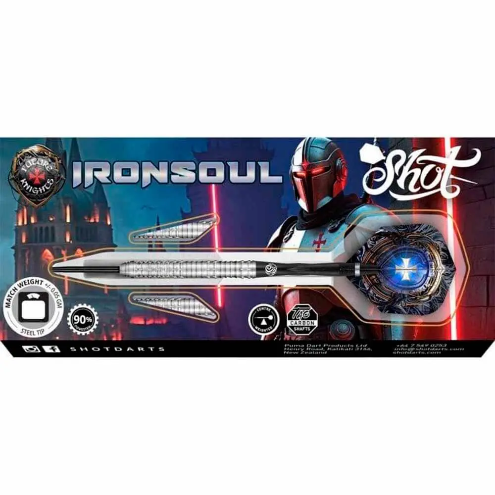 Dardos Shot Future Knights Ironsoul P.Metal 90% 23grSH-KIST-23 vista 6