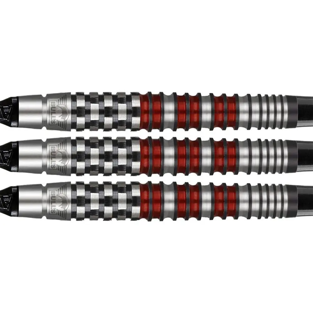 Dardos Bulls Darts Smoke Red A 90% Tungsteno 18g Profesionales vista 2