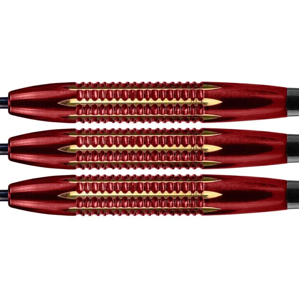 Dardos Bulls Darts Kim Huybrechts Hurricane Shell Latón revestido 21gr23921 vista 2