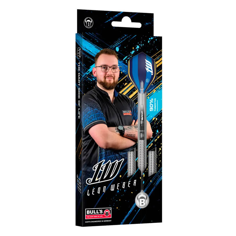 Dardos Bulls DE Leon Weber 90% Tungsteno 22g Profesionales vista 5