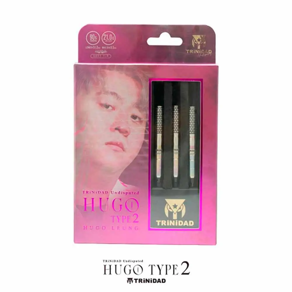 Dardos Trinidad Darts Indiscutible HUGO Tipo 2 Hugo Leung 90% Tungsteno 21g Profesionales vista 3