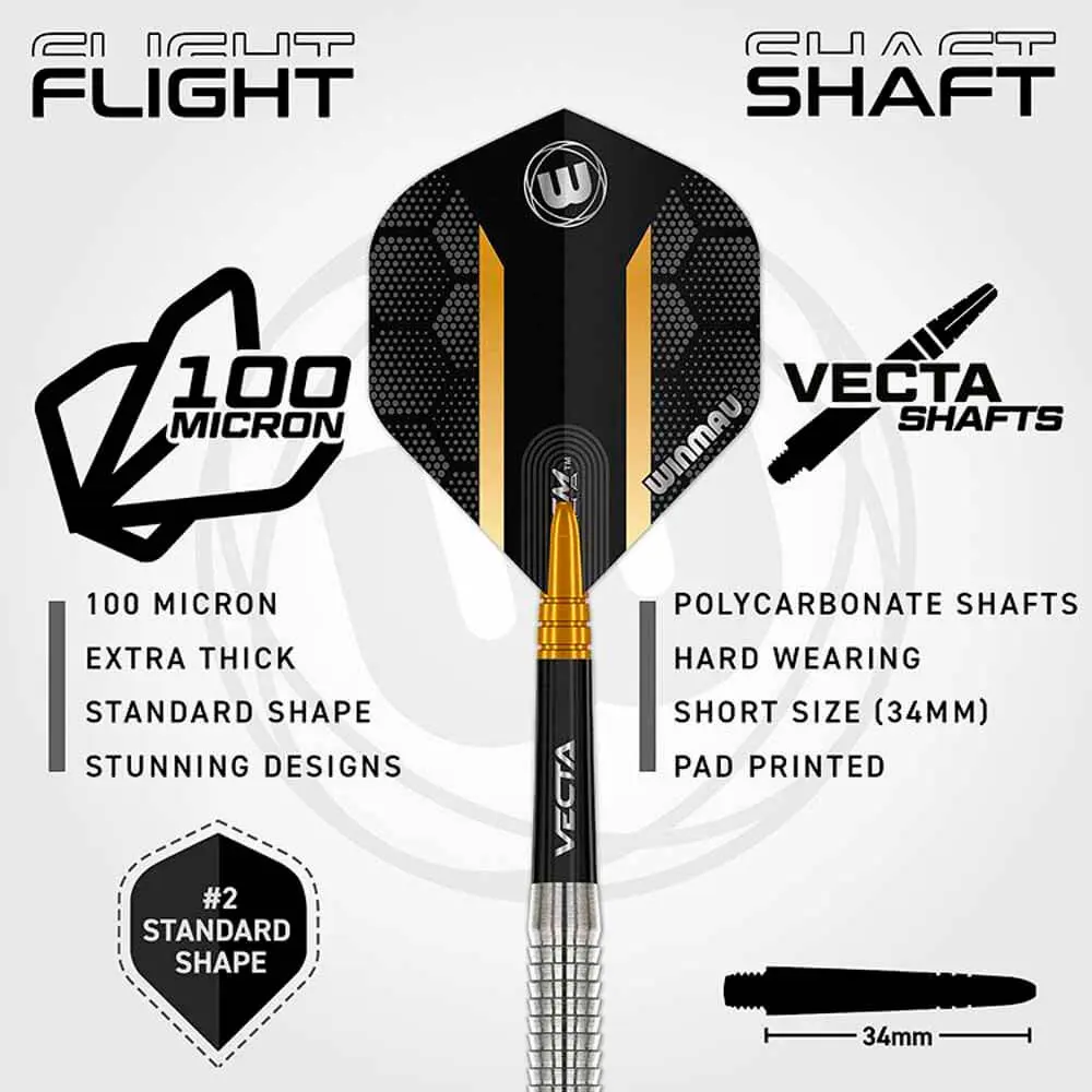 Dardos Winmau Team 360 Jack Nankervis P.Metal 90% 24gr1544.24 vista 5