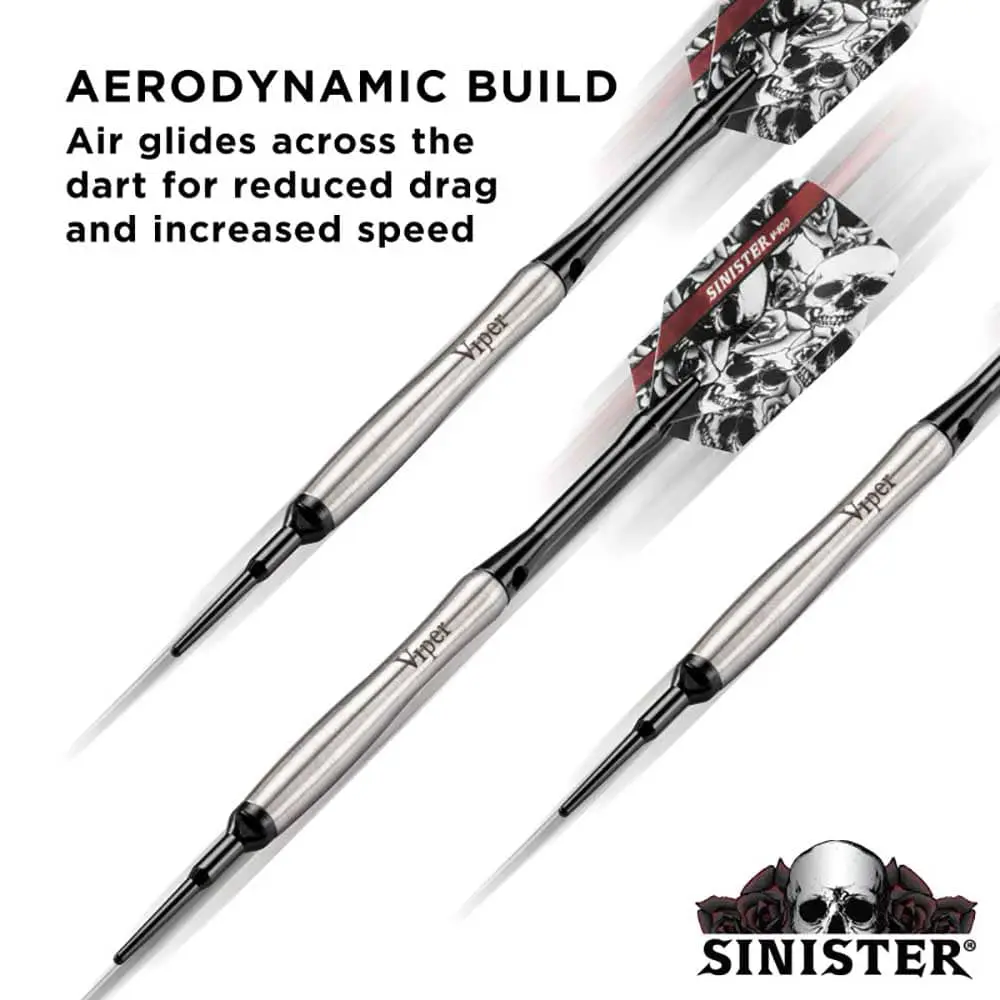 Dardos Viper Darts Sinister 21--18 95% Tungsteno Profesionales vista 4