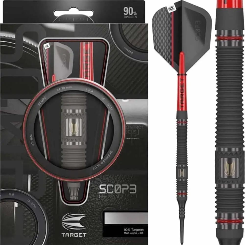 Dardos Target Darts Scope 11 90% Tungsteno 21g Profesionales vista 5