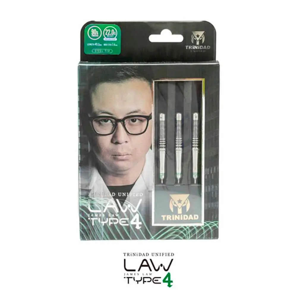 Dardos Trinidad Darts UNIFIED LAW Type4 James Law Steel 22gr 90% vista 3