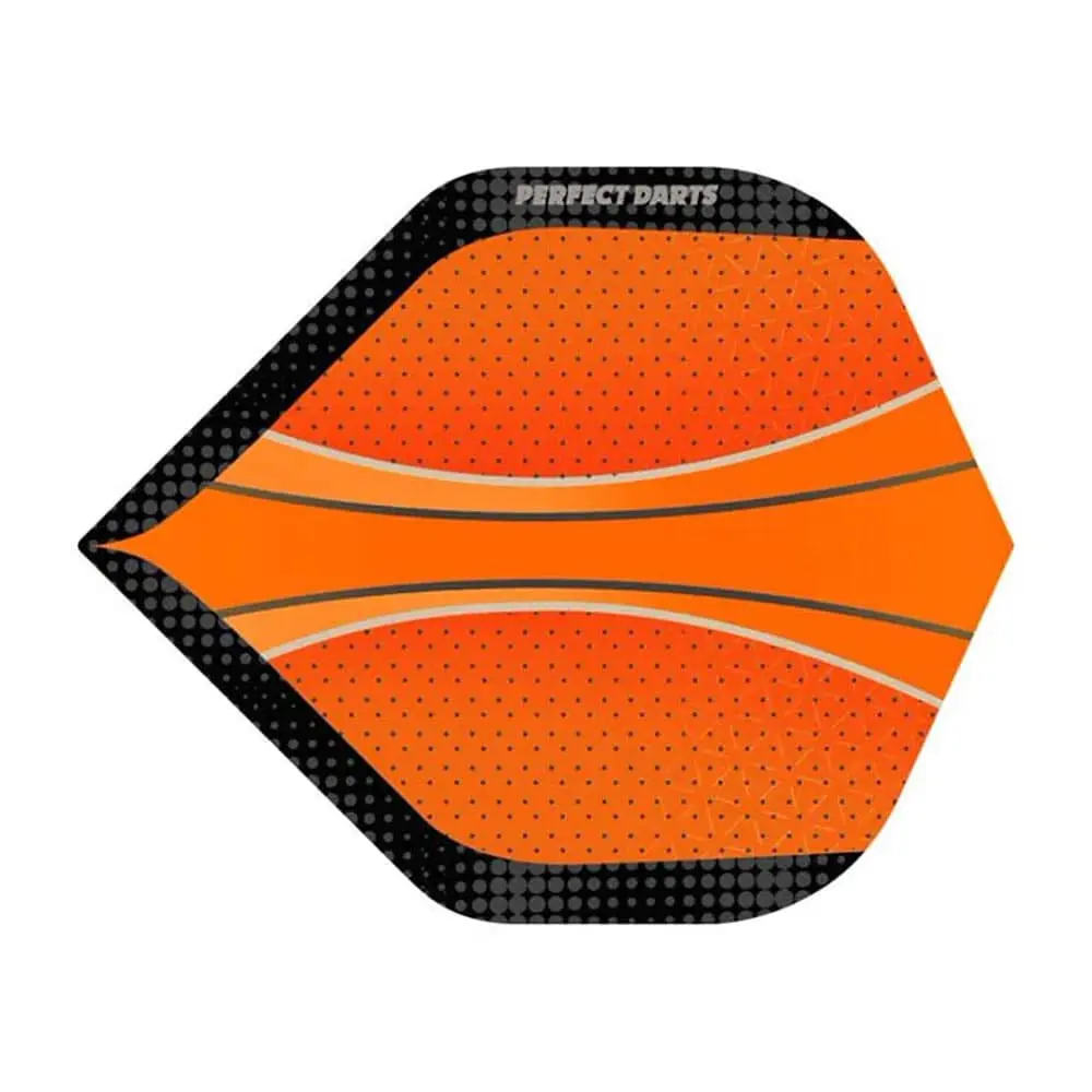 Plumas Perfect Darts Solarfox No2 Std Naranja y negroF3250 vista 2