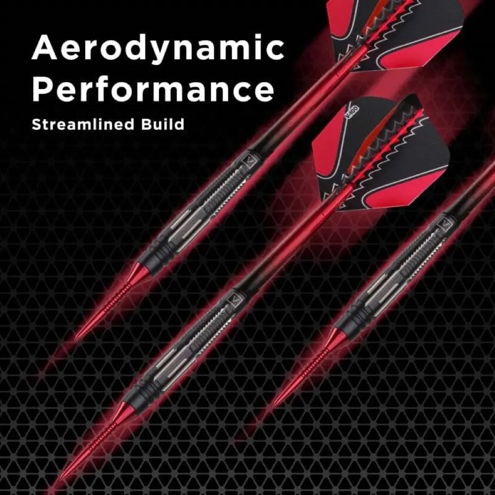 Dardos Viper Darts Viper Black Flux 21--20 90% Tungsteno Profesionales vista 4