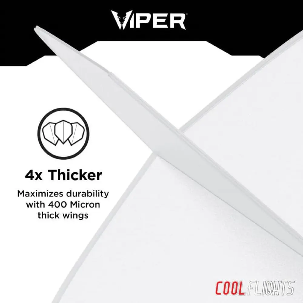 Pluma Dardos Viper Cool Flights Standard Clear30-7729 vista 2