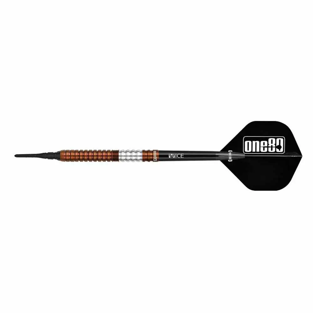 Dardos One80 Ryo Nakai V2 Reign II Coffee P.Plastico 90% Tungsteno 18g Profesionales