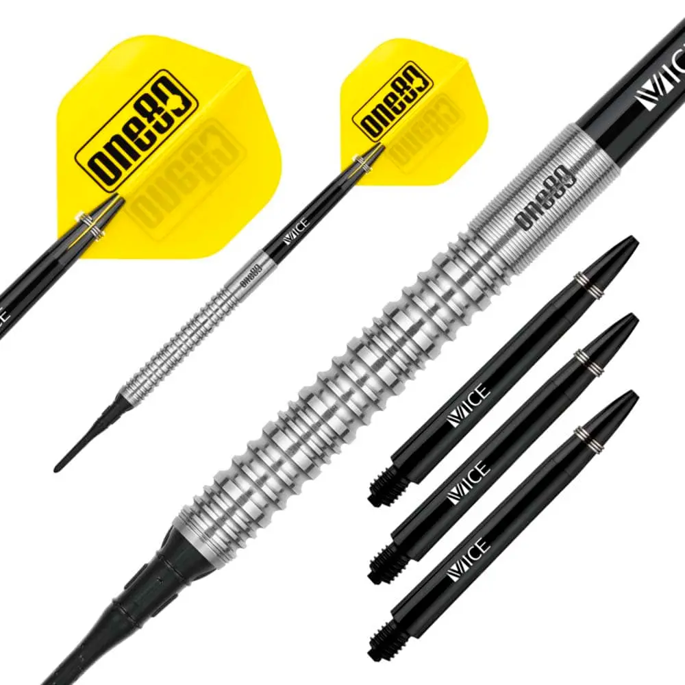 Dardos One80 Stefaan Henderyck Soft 90% Tungsteno 18g Profesionales vista 2