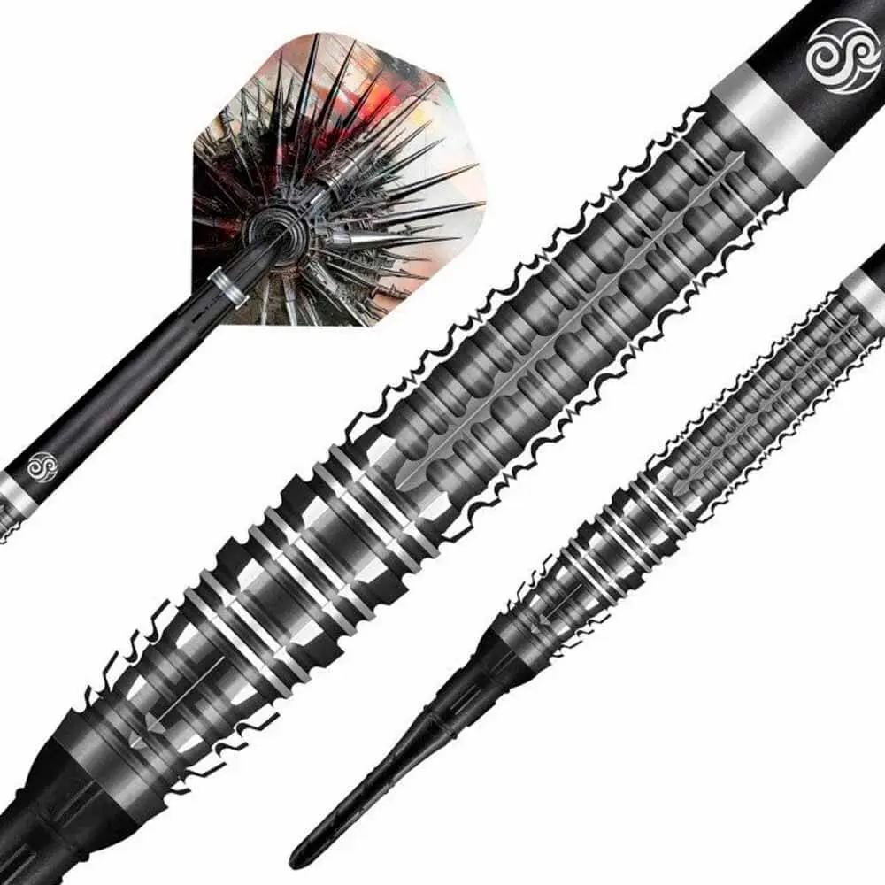 Dardos Shot Gnarly Smasha P.Plastico SH- 90% Tungsteno 20g Profesionales vista 3