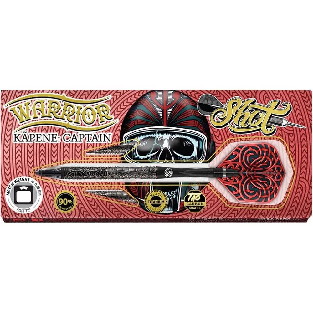 Dardos Shot Warrior Kapene Captain SH- 90% Tungsteno 20g Profesionales vista 4