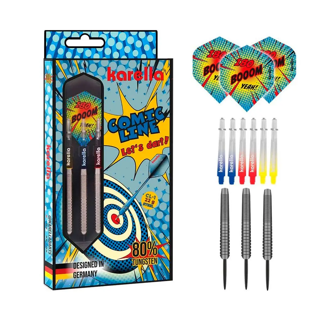 Dardos Karella Línea Comic CL-1 Steel 22gr8399.01 vista 2