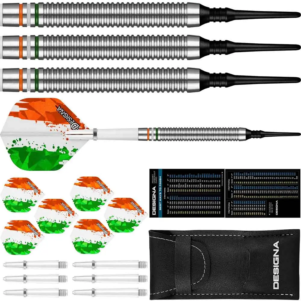 Dardos Designa Patriot X Darts Irlanda 90% Tungsteno 20g Profesionales vista 2