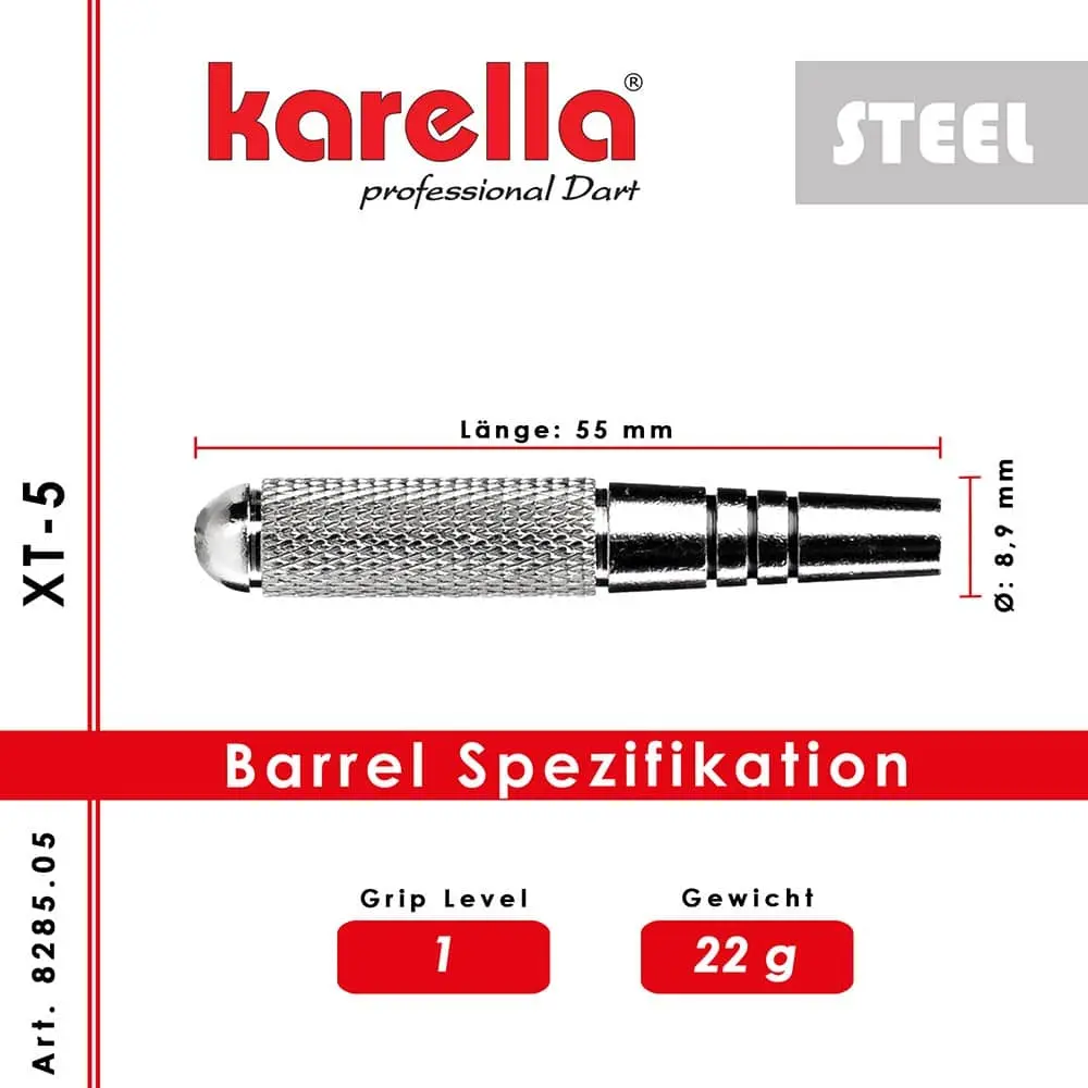 Dardos Karella XT 5 Serie Laton 22g.05 vista 5