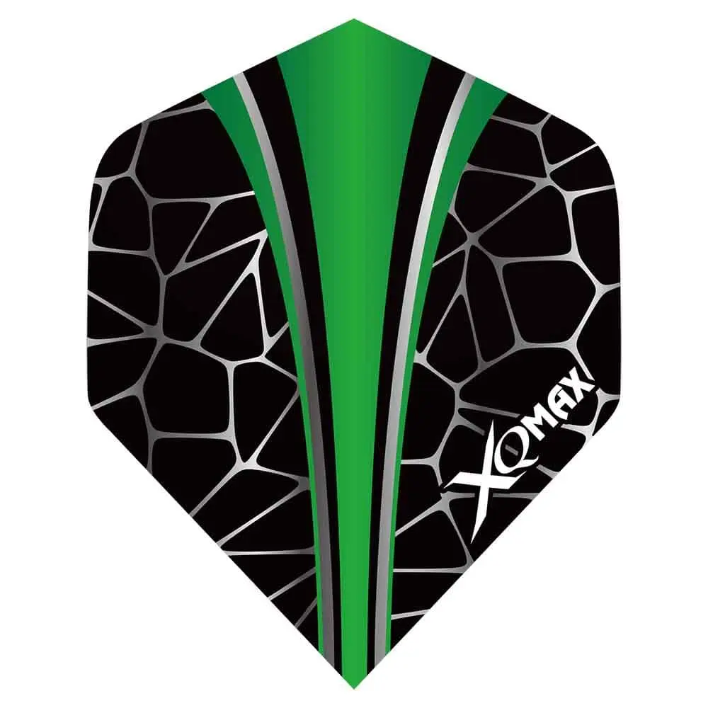 Plumas Flights XQMax Pet Darts Standard Green Crackle8201300