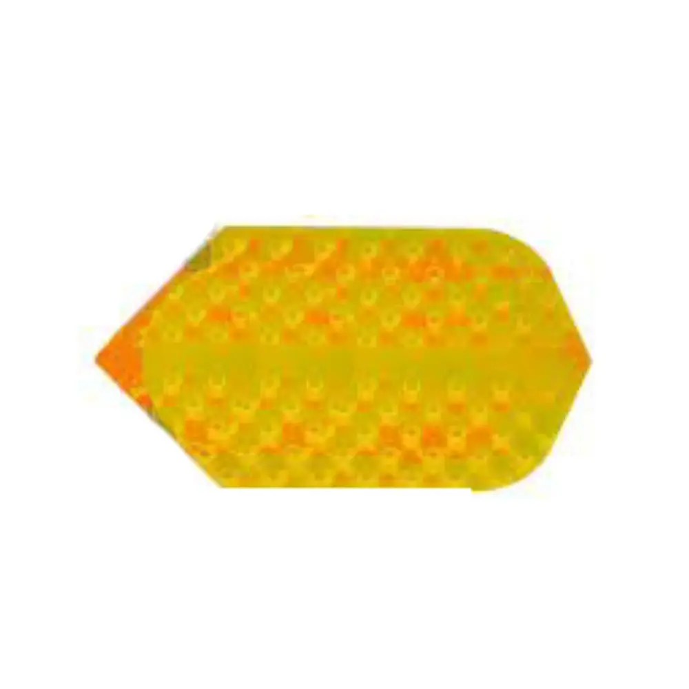 Plumas Iridescent Embossed Slim Amarilla vista 2