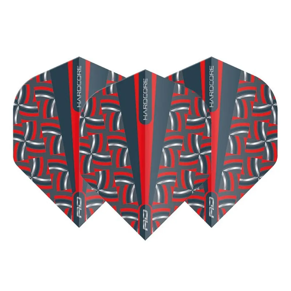 Plumas Flights Red Dragon Hardcore Radikal Red Rope vista 2