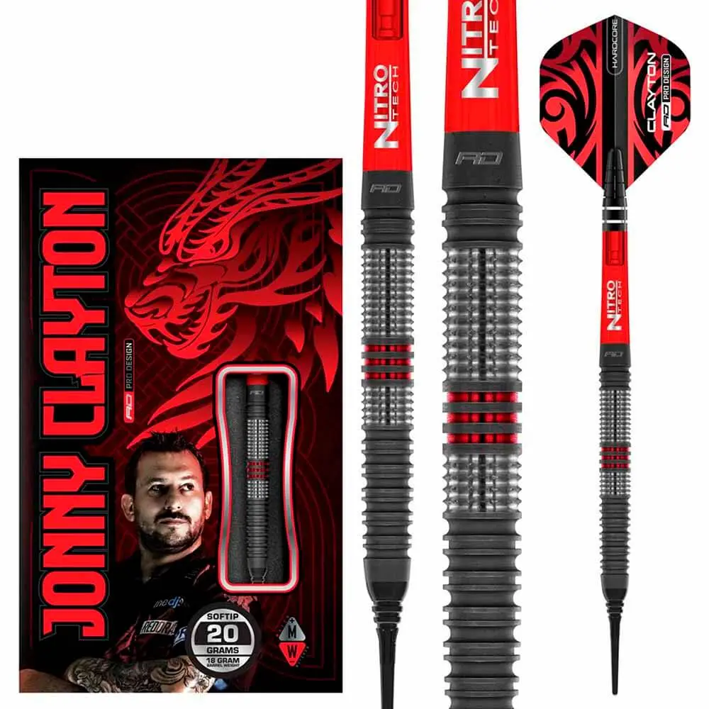 Dardos Red Dragon Jonny Clayton Hiraeth 90% Tungsteno 20g Profesionales vista 5