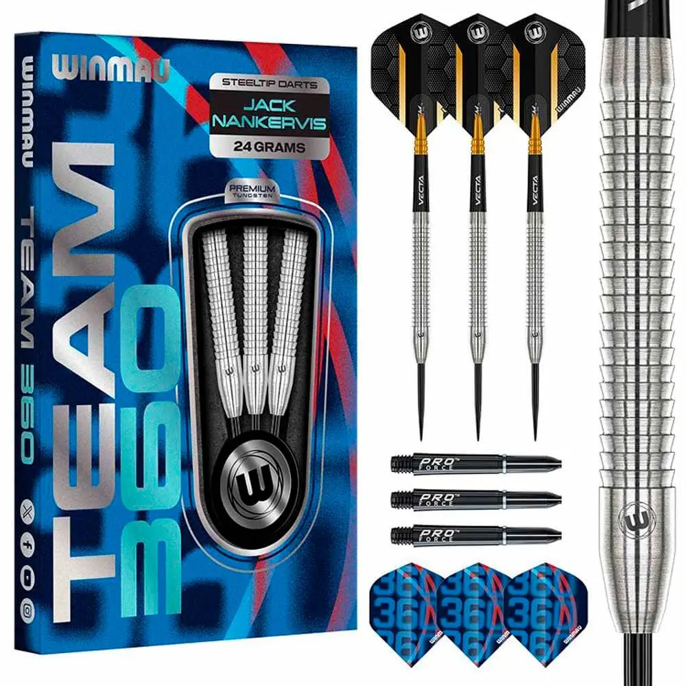 Dardos Winmau Team 360 Jack Nankervis P.Metal 90% 24gr1544.24 vista 4