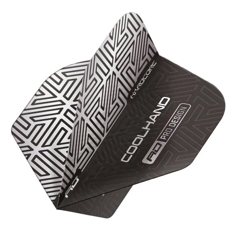 Plumas Flights Red Dragon Luke Humphries Cool Hand Grey White Standard vista 2